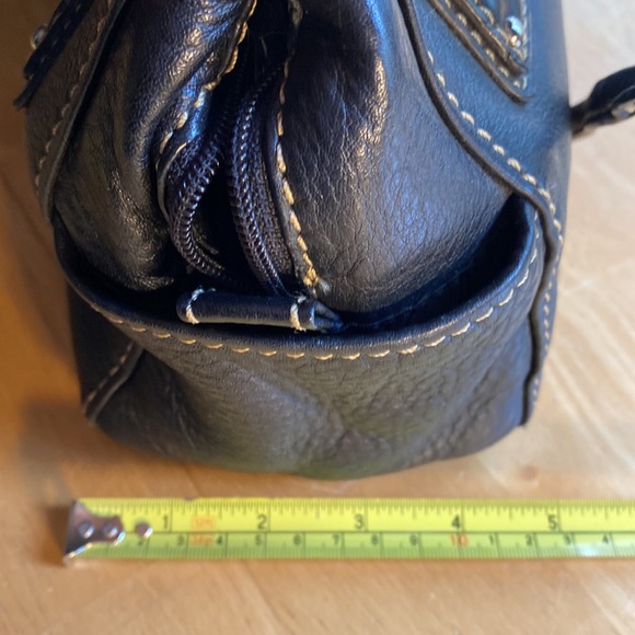 Fossil leather black bag 13x8x4,5” purse bag - Picture 12 of 17